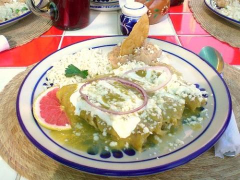 Enchiladas Verdes