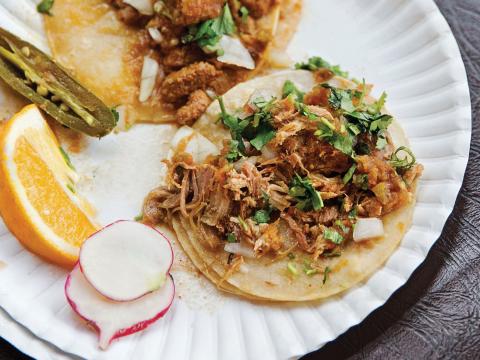 Braised Pork Carnitas and Tacos